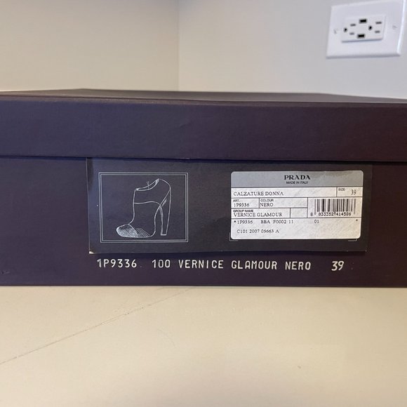 Prada black patent leather booties size 39 (8 - 8 1/2 US) - Picture 7 of 7